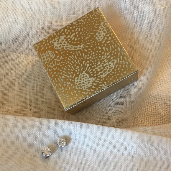 Cubic Zirconia Stud Earrings - Picture 6 of 6